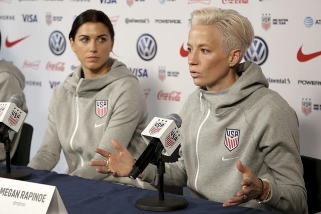 Rapinoe, Morgan back with U.S. for World Cup qualifiers