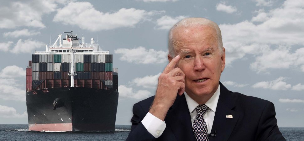Biden Takes on Inflation, Supply Chain Delays With New Shipping Law