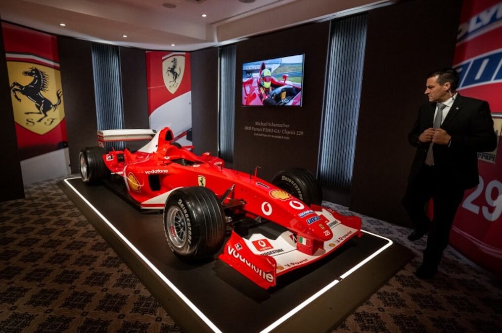 Michael Schumacher’s 2003 F1-Winning Ferrari Up For Auction