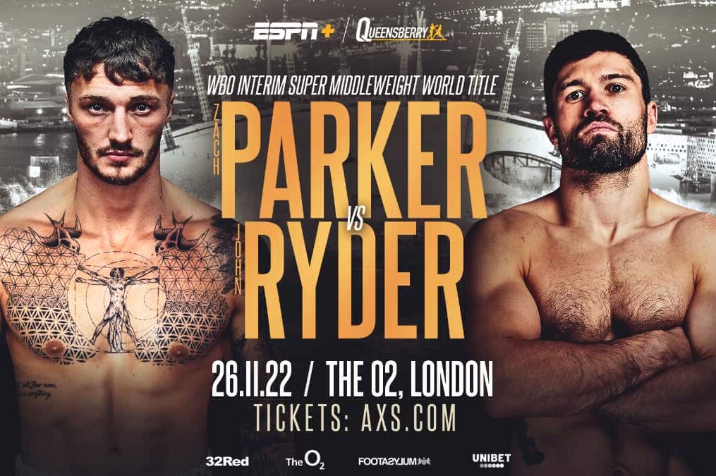 Zach Parker vs John Ryder live stream from London, England