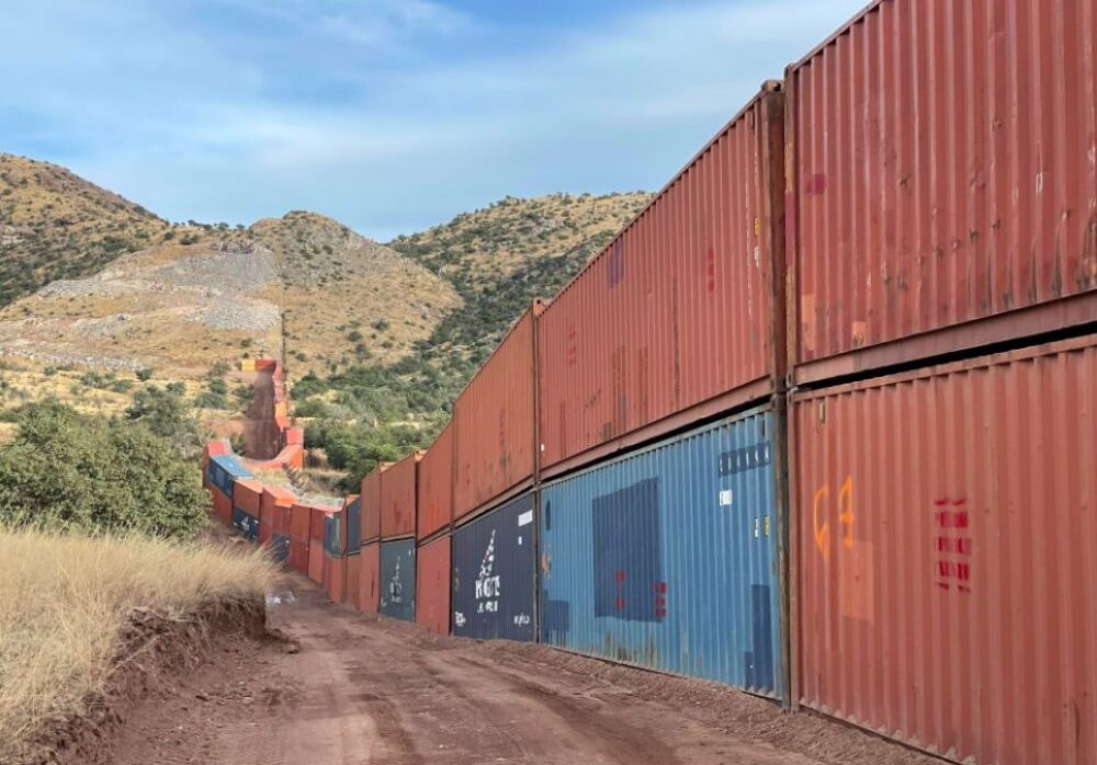 Arizona to remove shipping container wall on US-Mexico border