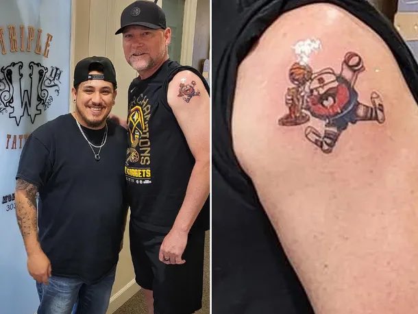 LOOK: Michael Malone Gets A Tattoo To Celebrate NBA Championship