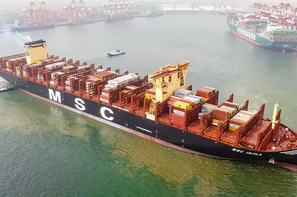 ‘MSC Irina’ Largest Container Ship in the World that can Carry upto 24,346 Containers